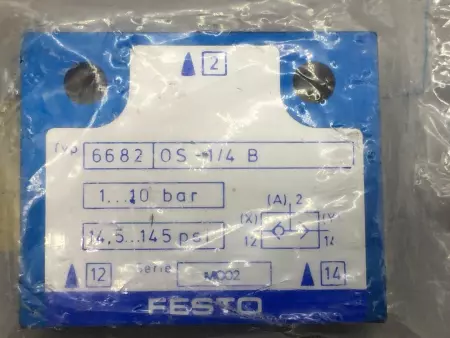 NEW  6682 OS-1/4-B Pneumatic Valve/OR GATE 14.5 TO 145PSI 