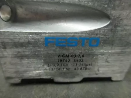  Festo VIGM-03-7,0 Manifold Block Lot of 2