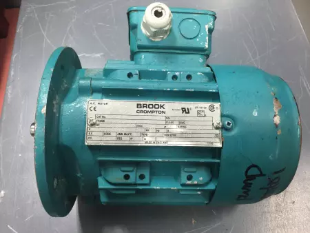  BROOK COMPTON W-DA71SK MOTOR .5HP 480VAC 50/60HZ  (TESTED) 