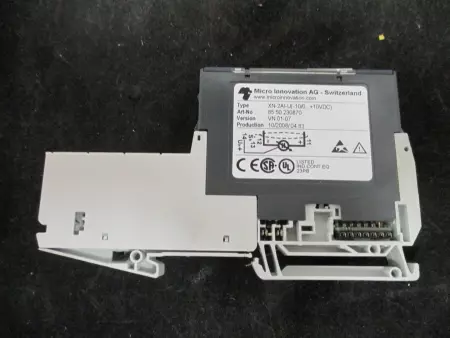  Micro Innovation AG XN-2AI-U Analog Input Module w/Terminal Block 