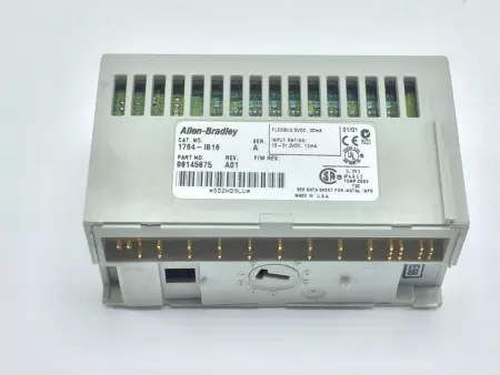 ALLEN BRADLEY 1794-IB16 FLEX I/O INPUT MODULE 24VDC SER A 