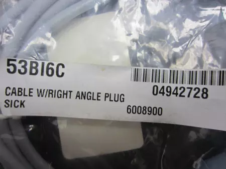 NEW Sick KD5-RIM122 Cable with Right Angle Plug 2M, 5-Wire 