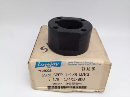 NEW LOVEJOY 68514436594 Coupling Hub 5SCH SPCR HUB 1-1/8 1/4X1/8K 