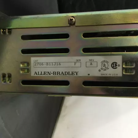 Allen-Bradley 2706-B11J16 SER. F Dataliner Operator Interface Digital Display 
