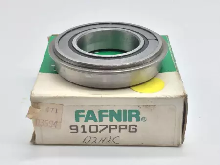 NEW FAFNIR 9107PPG NEW FAFNIR RADIAL DEEP GROOVE BALL BEARING BORE 35MM PN# 9107