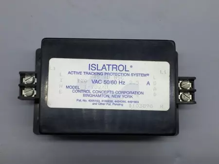 Control Concepts Corp. LR-58750 ISLATROL I-102 Active Tracking Filter 