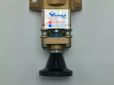 VERSA VIZ-3511-LOVB-125B 3 WAY 2 POSITION LOCK OUT VALVE 1/2IN NPT 