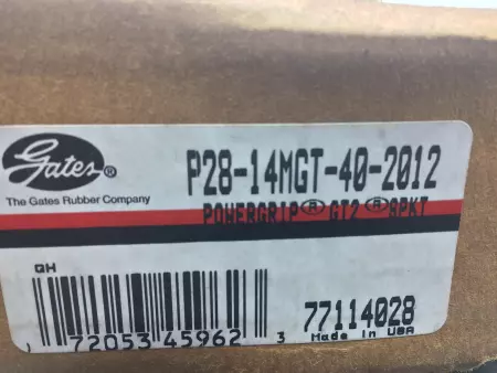 GATES 7711-4028 POWERGRIP HTD BELT SPROCKET P2814MGT40 