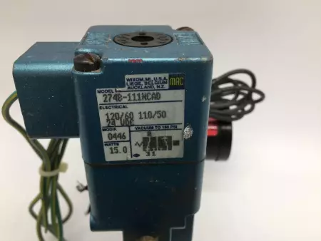 Nordson 116555B Hot Melt Glue Controller W/MAC Valve & Cable 