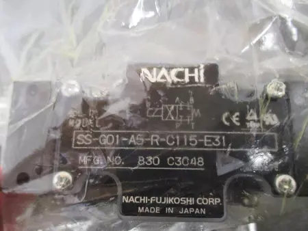 Nachi SS-G01-A5-R-C115-E31 Solenoid Valve 830-C3048 