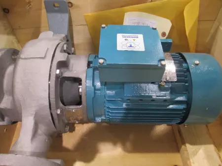 Flowserve 3X2X6T Pump W/2M00057 Brook Crompton 1HP AC Motor 