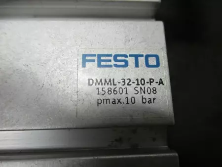  FESTO DMML-32-10-P-A 158601 COMPACT CYLINDER BORE 32MM 