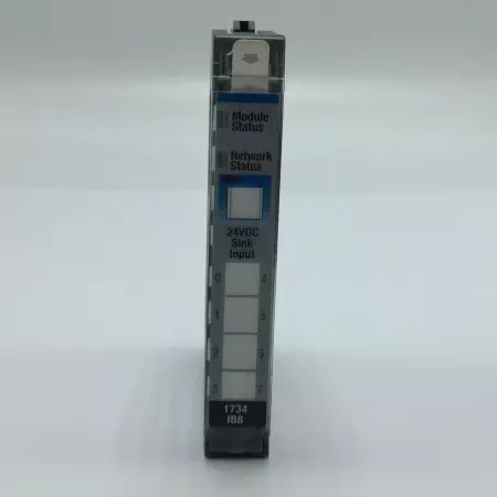 ALLEN BRADLEY 1734-IB8 SER. D INPUT MODULE 24VDC 8 CHAN SINK TESTED/EXCELLENT 