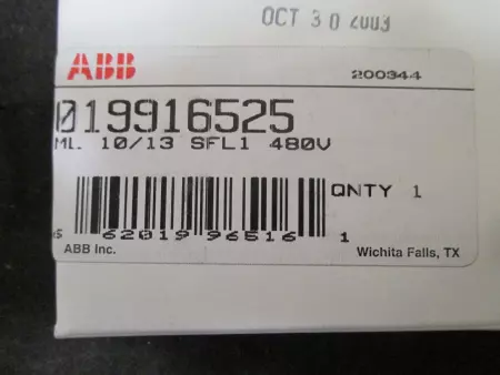NEW ABB 19916525 Terminal Block 