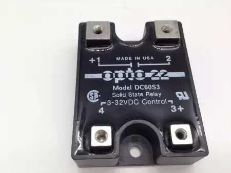 NEW OPTO 22 DC60S3 Solid State Relay, 3-32VDC, 3Amp 