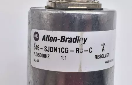 Allen-Bradley 846-SJDN1CG-R3-C SER.A Resolver Ratio1:1  7.0/5000Hz 