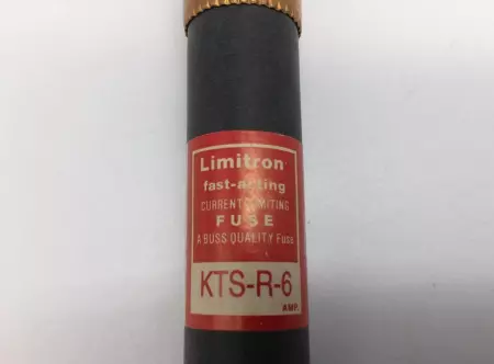 Bussmann KTS-R-6 Limitron Current Limiting Fuse, 6Amp 600VAC, Class RK1 