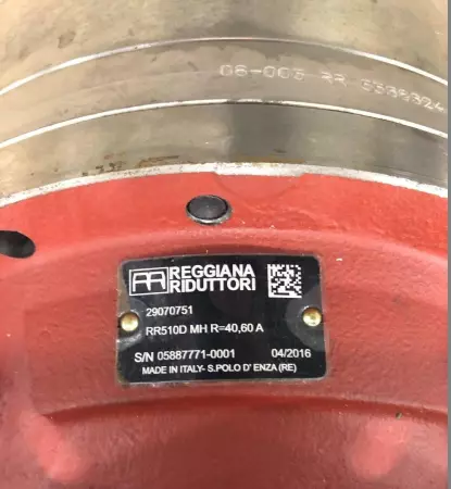 Reggiana Riduttori RR510D MH Gearbox Ratio 40.6:1 