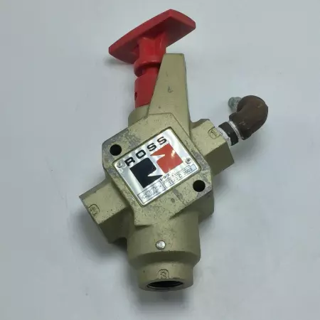  ROSS 1523C3002 3-WAY LOCKOUT L-O-X VALVE W/RED HANDLE 3/8IN NPT TESTED 