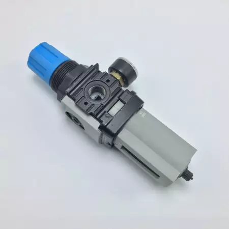 FESTO LFR-M1-G1/4-C10SG REGULATOR G1/4 THREAD W/GAUGE 10BAR/145PSI TESTED 