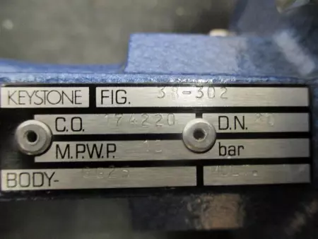 Keystone F79E-003M Pneumatic Actuator & Butterfly Valve 79E-003M-A000-A00 
