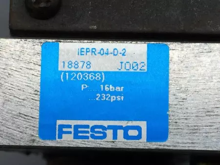 Festo IEPR-04-D-2 Manifold Valve Assembly 