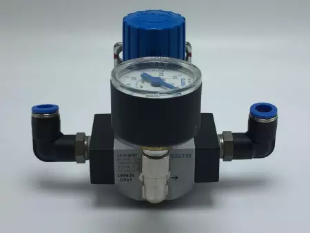  Festo LR-D-MINI Pressure Regulator w/Gauge  PN# 159625 
