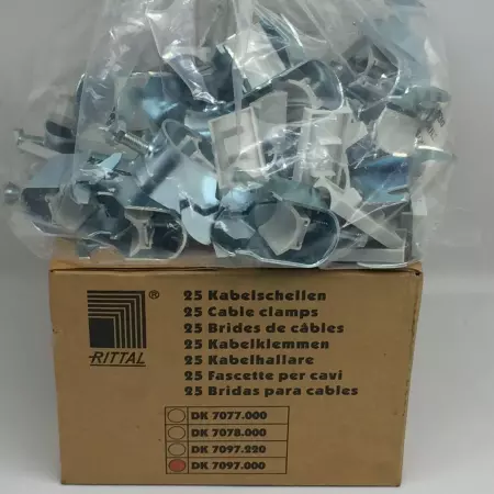 NEW Rittal DK-7097.000 Cable Clamps for C Rails (Pkg of 25) 