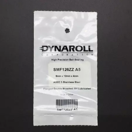 DYNAROLL SMF126ZZ-A5 HIGH PRECISION BALL BEARING BORE 6MM (QTY 12) 