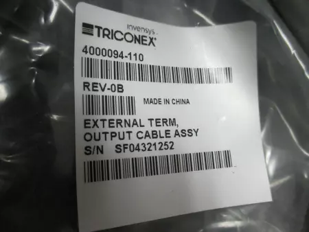 NEW Triconex 4000094-110 EXT.TERM/OUTPUT CABLE ASSEMBLY 