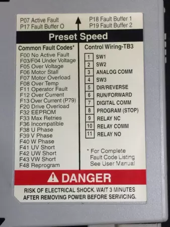  Allen-Bradley 160-BA03NPS1 Smart Speed Controller 0.75KW 1HP 