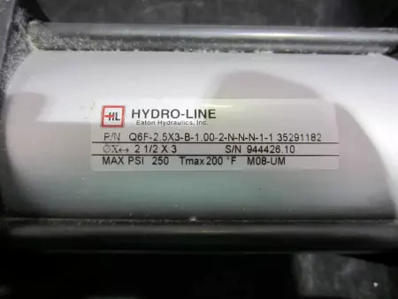  Hydro-Line Q6F-2.5X3-B-1.00-2-N-N-N-1-1 Pneumatic Cylinder 2.5