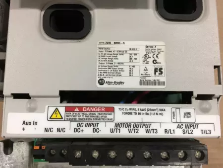 Allen Bradley 2099-BM06-S MMR # 39562661 Kinetix 7000 High Power Servo Drive, 22