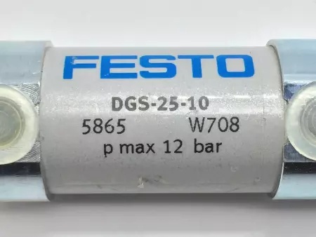 NEW Festo DGS-25-10 Double Acting Pneumatic Cylinder Bore 25mm/ Stroke 10mm 