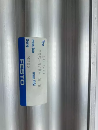  FESTO PRS-3/8-3-B PNEUMATIC MANIFOLD BLOCK TESTED 