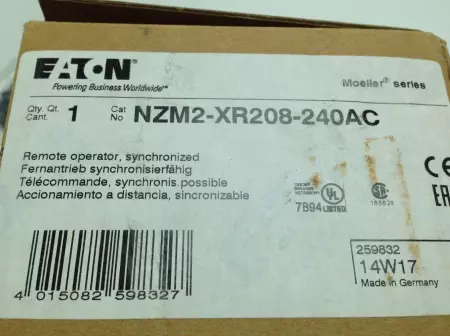 Eaton NZM2-XR208-240AC Remote Operator Drive 