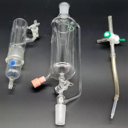 Kimax 26500 Lab Equip Glass Piece 38-Set: Beakers/Conical Flasks/Condenser 