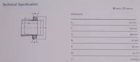 SKF HE 3128 BEARING SLEEVE FOR INCH SHAFTS 5IN BORE 