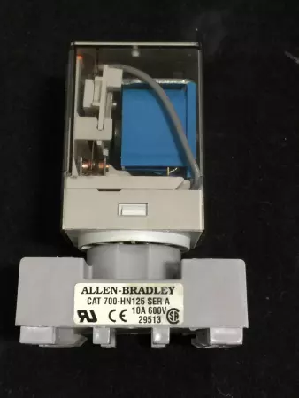  Allen-Bradley 700-HA32Z24 Tube Base Relay 250V/10Amp 