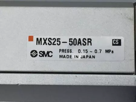 SMC MXS25-50ASR-A93L AIR SLIDE TABLE, SERIES MXS 