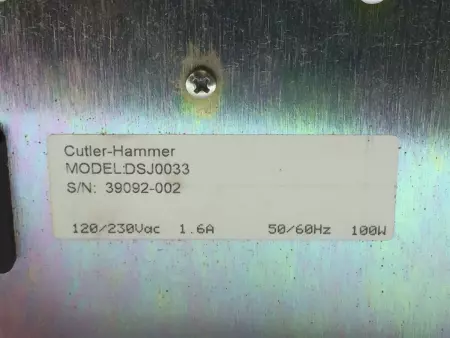 Cutler-Hammer DSJ0033 D720 Operator Interface Panel 