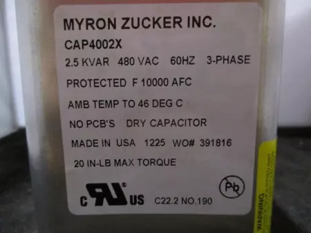 NEW  CAP4002X Dry Cell Capacitor 