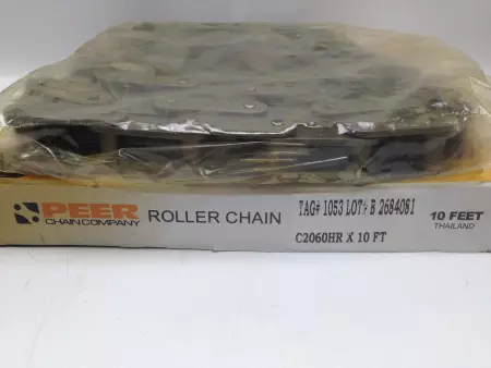 NEW Peer Chain Company C2060HR Chain Size 2060, 1-1/2 in Pitch, P/N C2060HR X 10