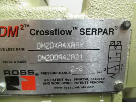 Ross DM2DDA42A31 DM2™ Crossflow™ SERPAR® Manual Reset Valve 