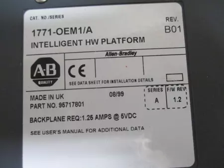 Allen Bradley 1771-OEM1/A High Speed Microcontroller - IN GERMANY 