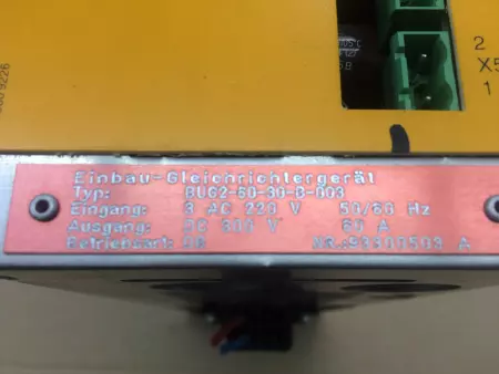 Baumuller BUG2-60-30-B-003 AC Servo Drive, 18kW 60A - IN GERMANY 