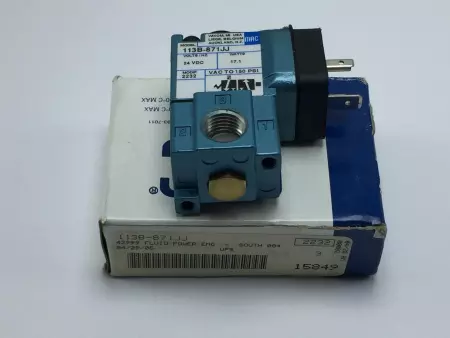 MAC VALVES 113B-871JJ SOLENOID VALVE 24VDC 17.1W 150PSI 