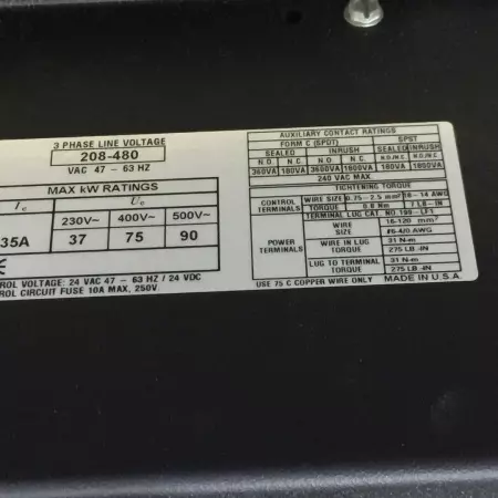 Allen-Bradley 150-B135NBR SER.A Control Module W/Motor Controller 100HP 