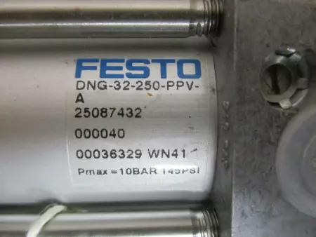 FESTO DNG-32-250-PPV-A Pneumatic Cylinder 32mm Bore 250mm Shaft 