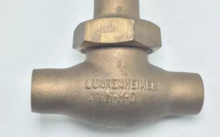 NEW LUNKENHEIMER 150-5P 3/8IN BRASS GLOBE VALVE 